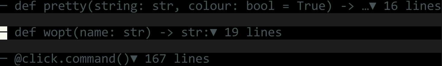 Examples of display#fold_text() display