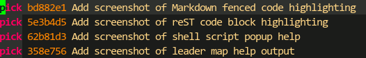 Example result of calling :Switch